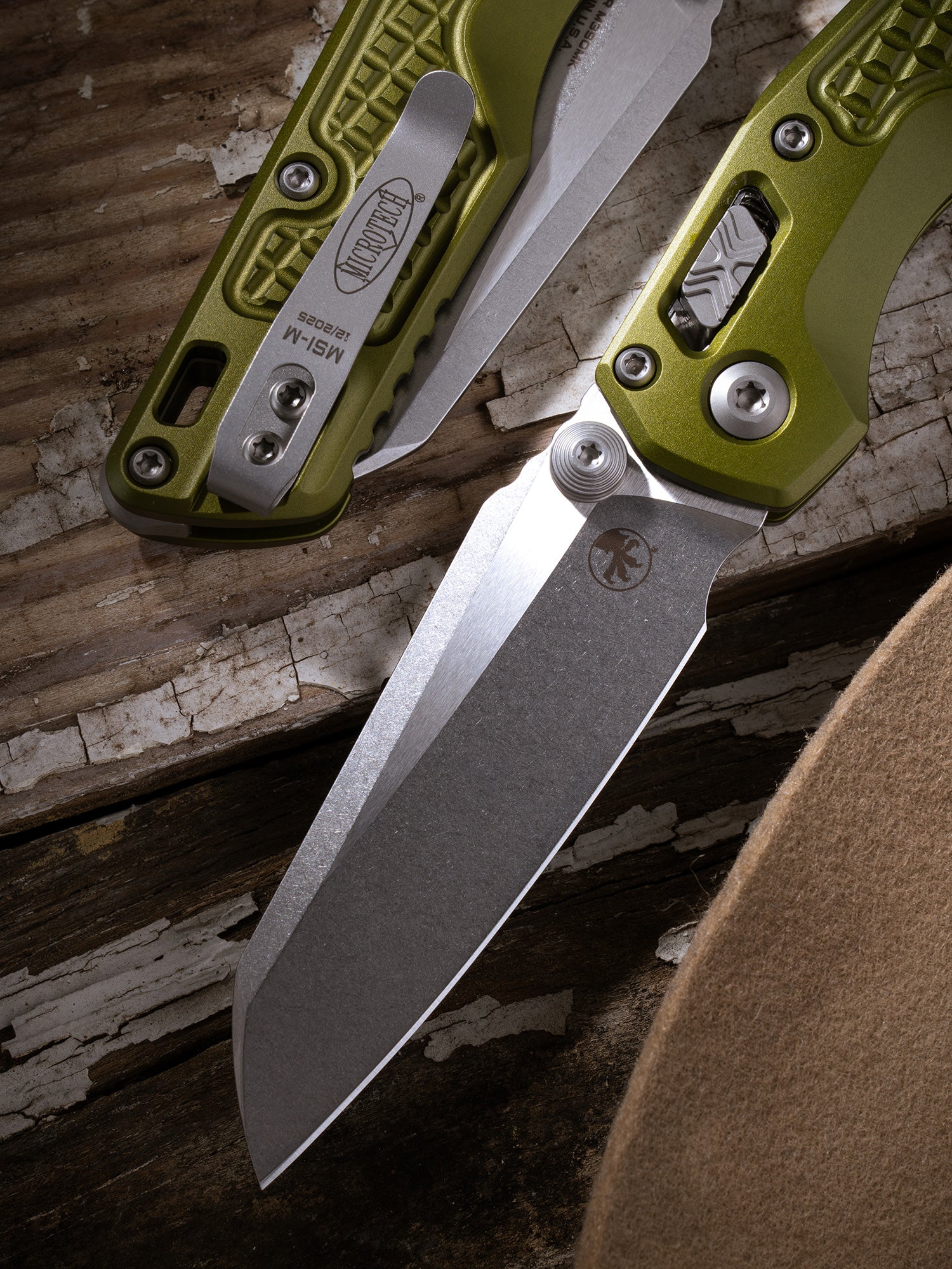 MSI™ MINI S/E STONEWASH STANDARD FRAG ALUMINIUM OD GREEN (210M