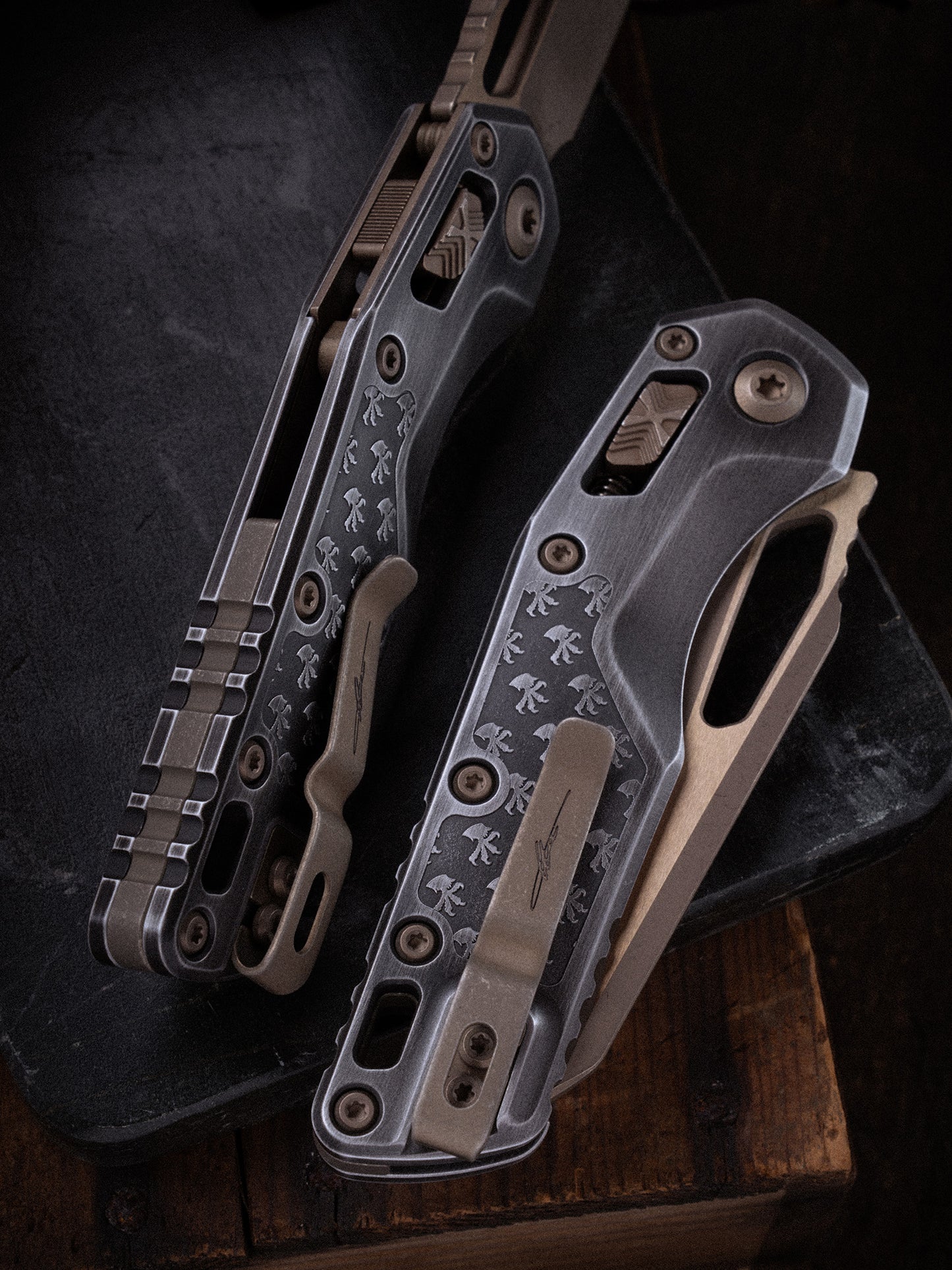 MSI® S/E SIGNATURE SERIES BRONZED APOCALYPTIC® STANDARD BRUSHED METAL CLAW (210-13APBMCWS)