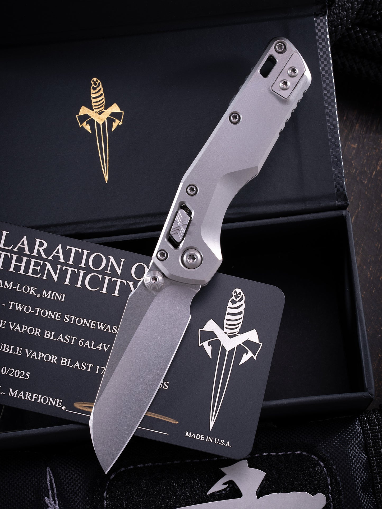 MSI RAM-LOK MINI S/E TWO TONE STONEWASH BB TI HANDLE – BB HARDWARE
