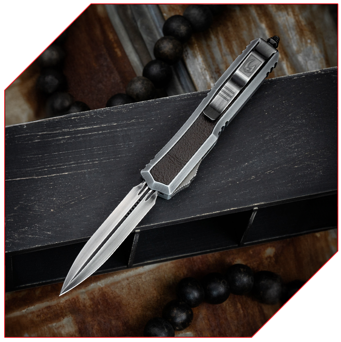 Microtech Knives Logo Microtech Ultratech T/E Bounty Hunter Signature