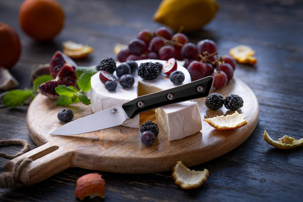 Paring Knife Stonewash Standard Black G-10 (3500-10BK)