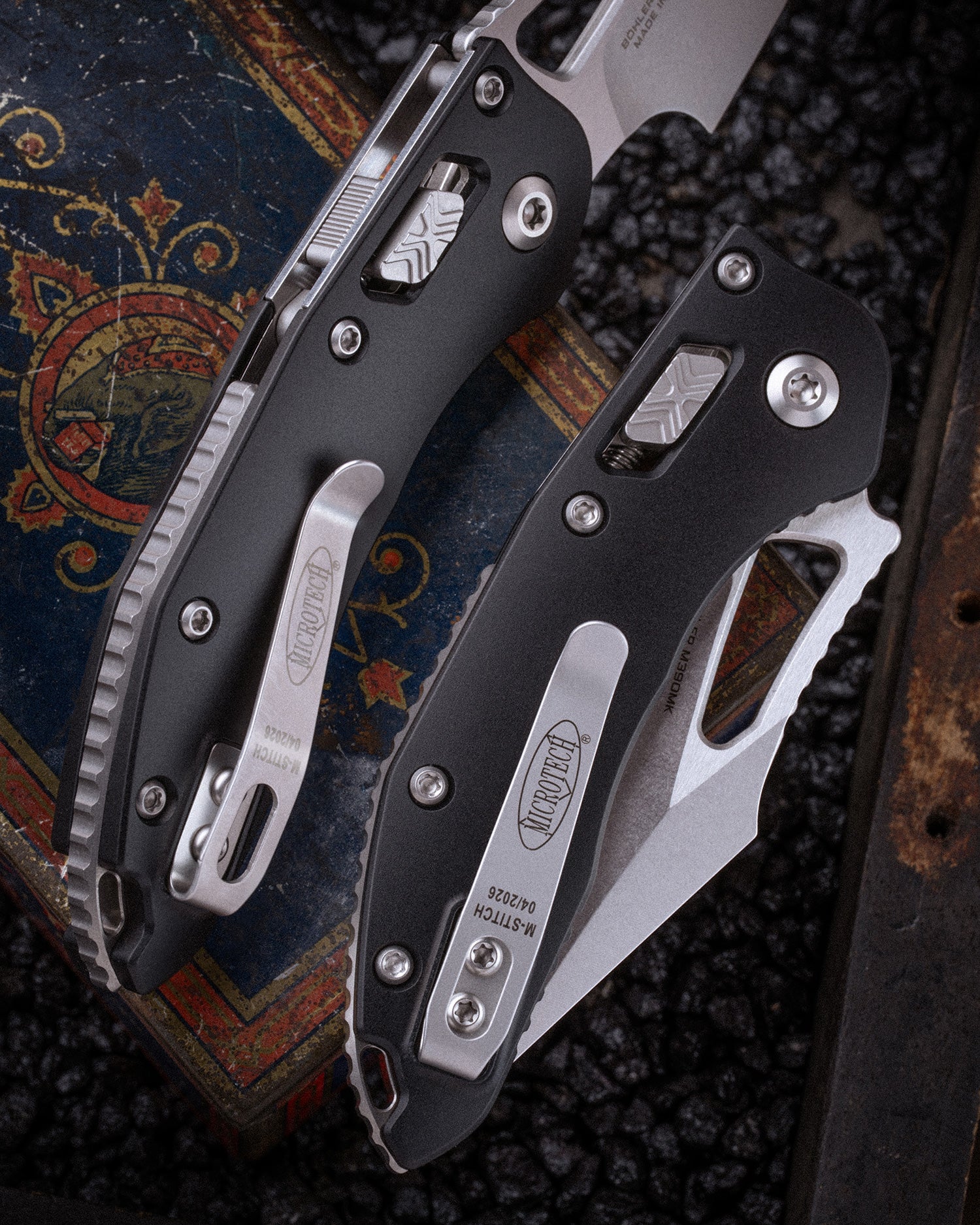 M-Stitch RAM-LOK® Stonewash Standard Slab Aluminum Black (169MRL
