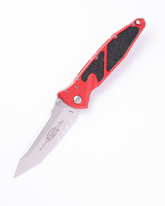 SOCOM Elite T/E Stonewash Partially Serrated Red (161-11RD)