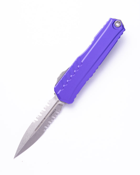 CYPHER II D/E STONEWASH PART SERRATE PURPLE (1242-11PU)