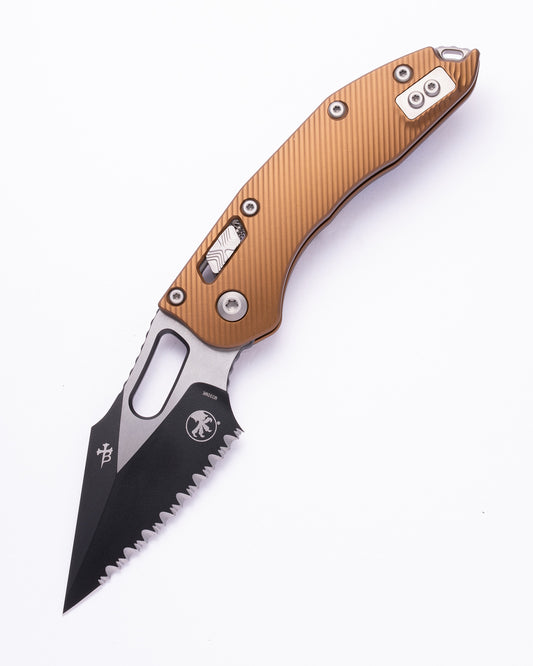 STITCH RAM LOK S/E BLACK FULL SERRATE FLUTED TAN (169RL-2FLTA) FACTORY SECOND