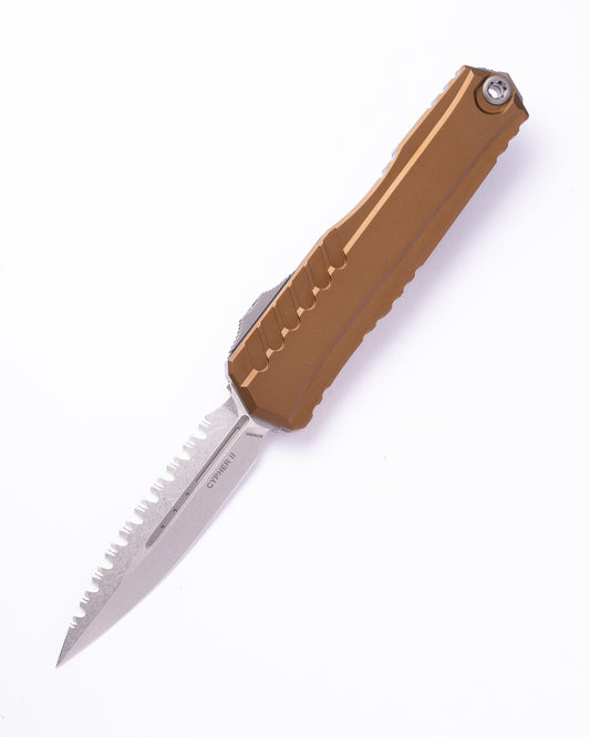 CYPHER II D/E STONEWASH FULL SERRATE TAN (1242-12TA) FACTORY SECOND