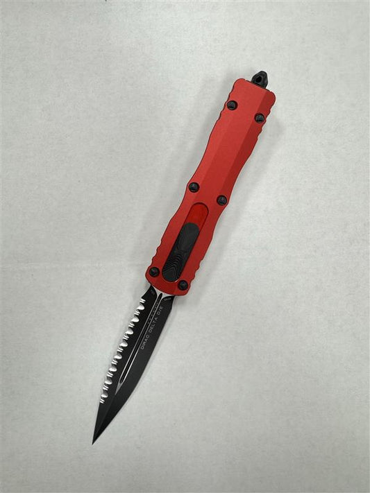 DIRAC DELTA D/E BLACK FULL SERRATE RED (227-3RD)
